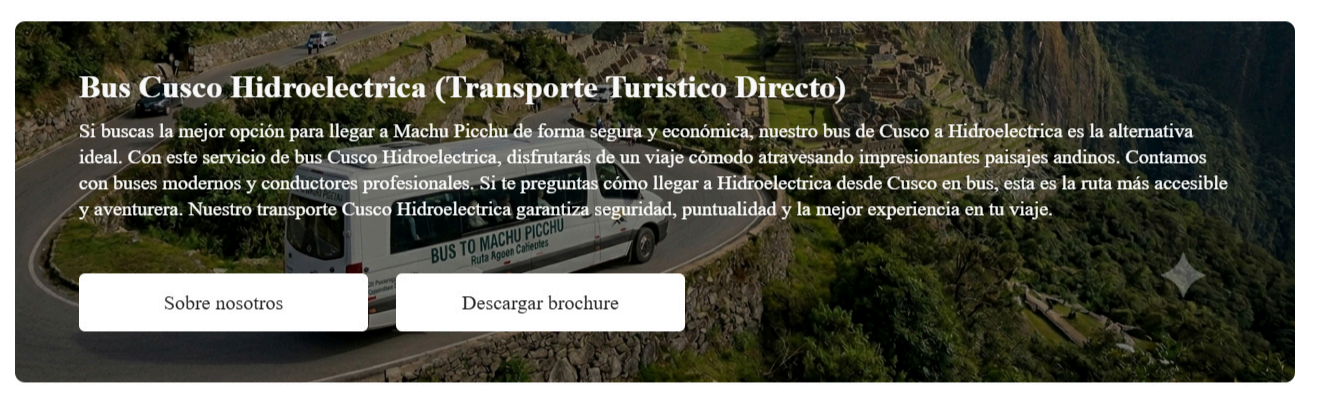 Valle Sagrado y ruta turística